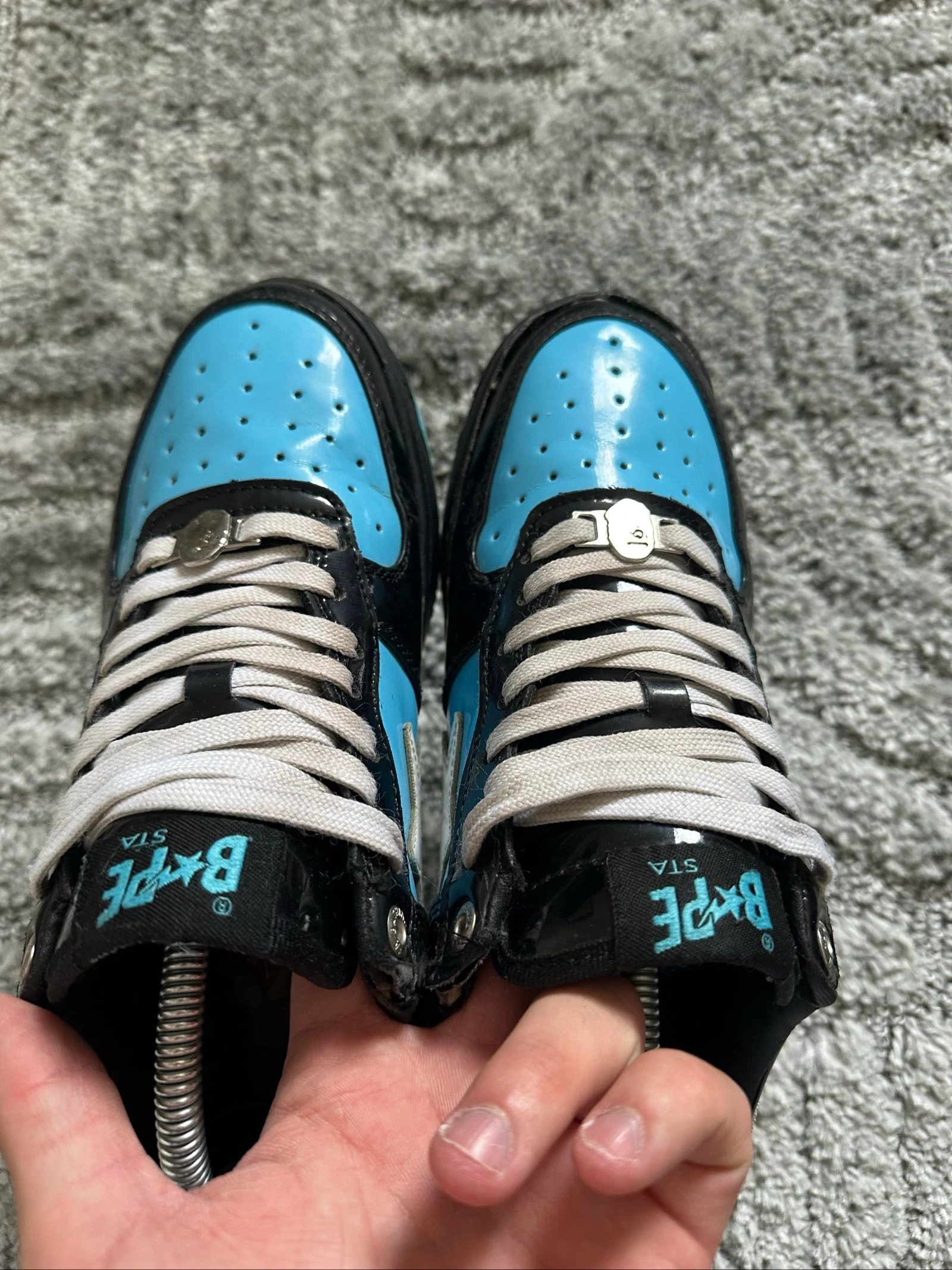 Bape | Bape x Marvel Preto & Azul | Tamanho 40 – photo 2
